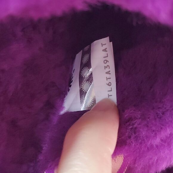 UGG Fluff Yeah Ombre Slide Women's 7 Multi Wool Slingback Slipper Sandal - Picture 8 of 14